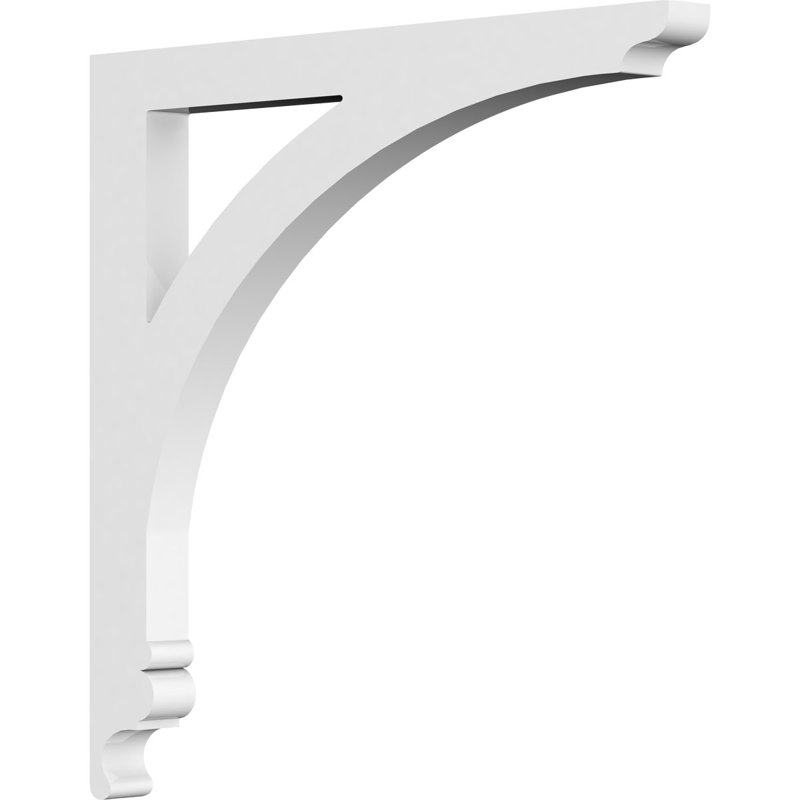 Support de qualité architecturale Hurley, L 5/8 po x P 8 po x H 8 po, Héritage, PVC
