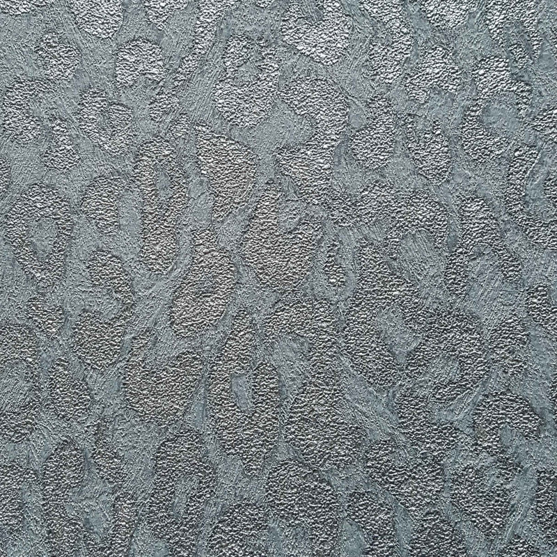 KRISTAL  - Modern Abstract Colour Cream Wallpaper Roll, Light Blue