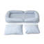 Triple lit rabattable bleu pour une utilisation polyvalente dans le salon et la chambre à coucher
