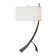 Stasis 28.3" Metallic Arched Table Lamp