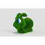 Outdoor Cartoon Snail Topiary Green Figures