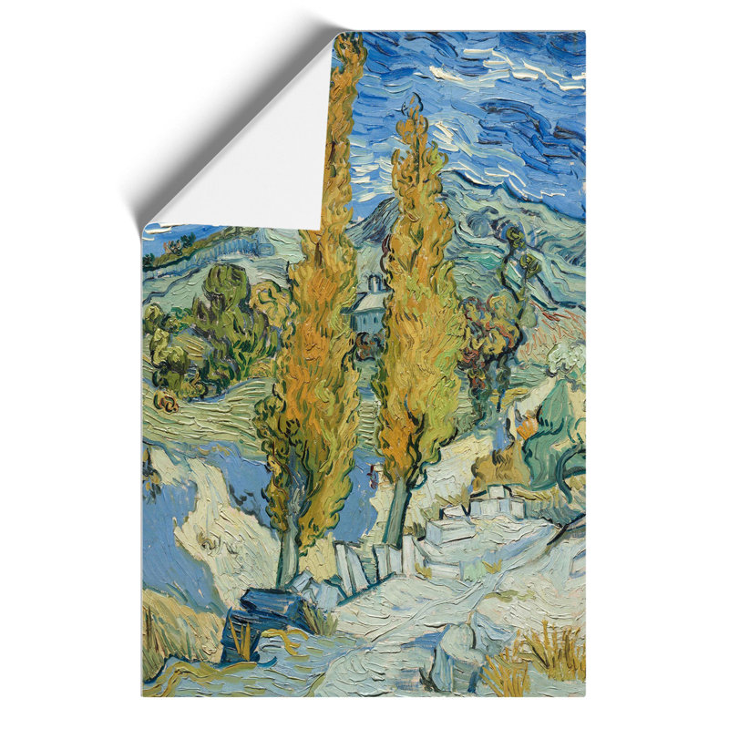 Landscape with Trees by Vincent van Gogh - Frameless Print, 84cm H x 59cm W x 0.1cm D
