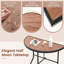 90cm Half Moon Banquet Table