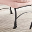 Chaise d'appoint moderne, douce et confortable avec repose-pieds, accoudoirs et poche latérale pour petits espaces-342832438