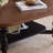 Color-blocking retro design coffee table