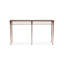 Calvert 60'' W Glass Console Table