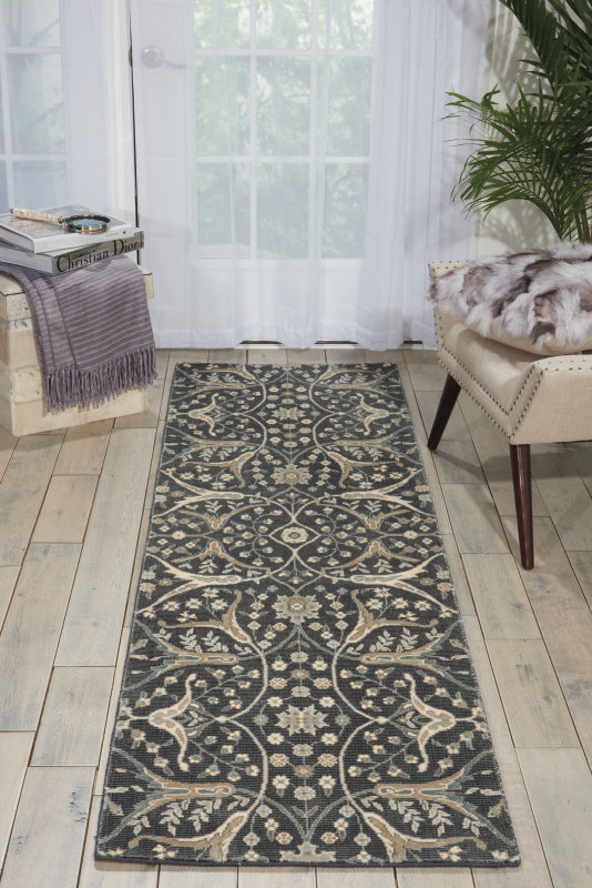 Mahika Viscose Abstract Indoor Rug, Runner 2'3" x 8'