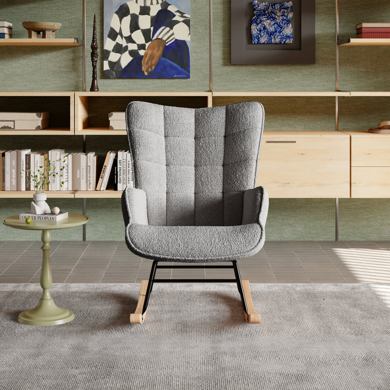 Rocking Chair, Dark Grey