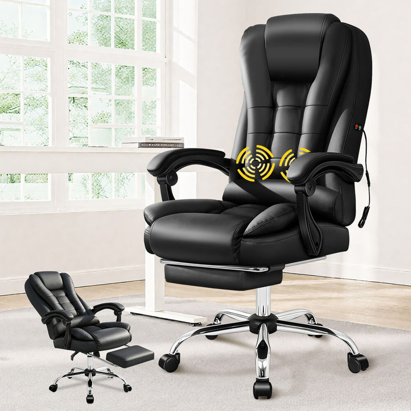 Office Chair, Black, Polyurethane