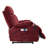 Upholstered Heated Massage Chair-2017952899