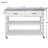 Aleaya Kitchen Cart