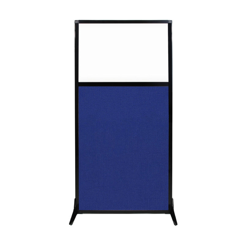 Freestanding Room Divider, Royal Blue, 33"