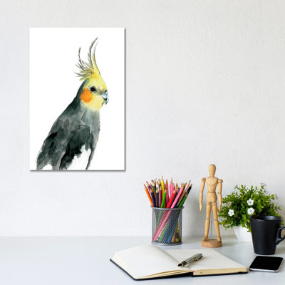 Cockatiel II 1 Piece Wrapped Canvas Painting