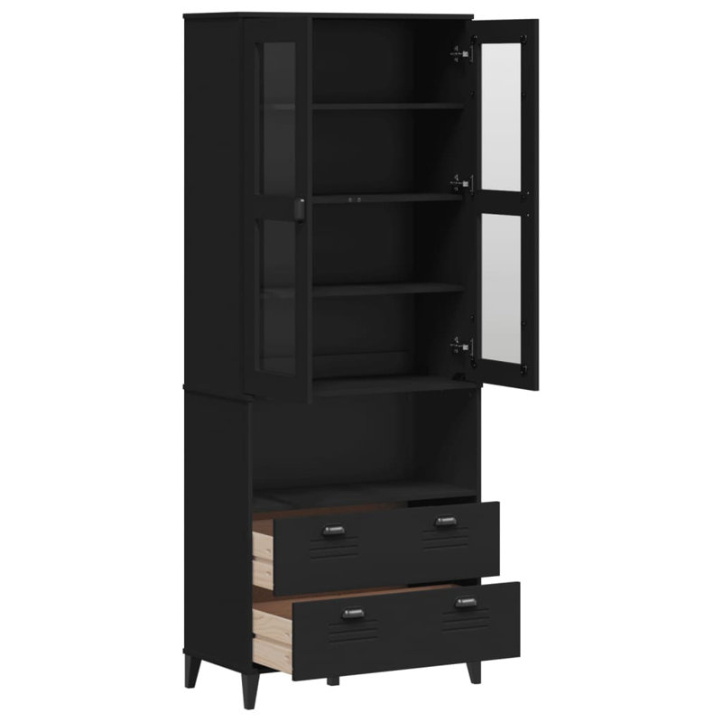 Airon Display Cabinet, Black