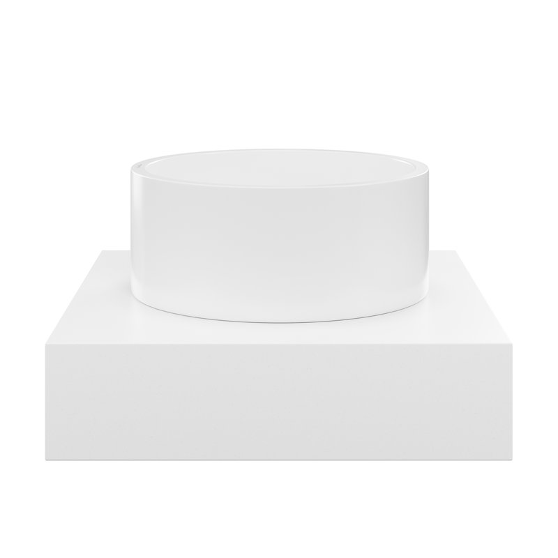 Monaco 24" Floating Bathroom Shelf With Vessel Sink, White
