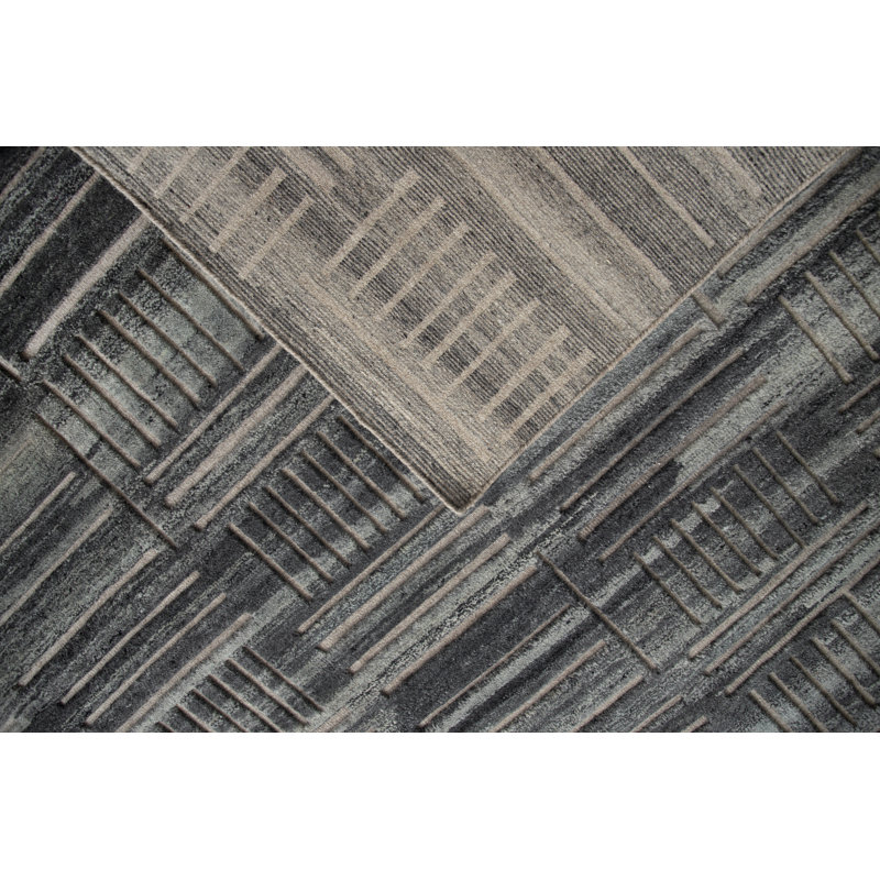 Bariloche Wool Abstract Area Rug, Rectangle 13' x 18'
