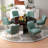 Baudel Tufted Velvet Side Chair with Metal Legs (Set of 6)-2118699839