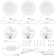 Inlight 2.75" Wide 3000K Dimmable LED Puck Lights Kit, Plug-in Installation