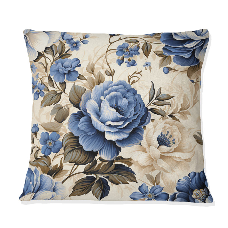 Coussin Cobalo, H 18 po x l 18 po