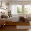 Lit plateforme en bois massif avec pied de lit et tiroirs sous le lit Asparas-1420412594-1420412599