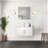 Bath Vanity With Faucet Set And LED Mirror