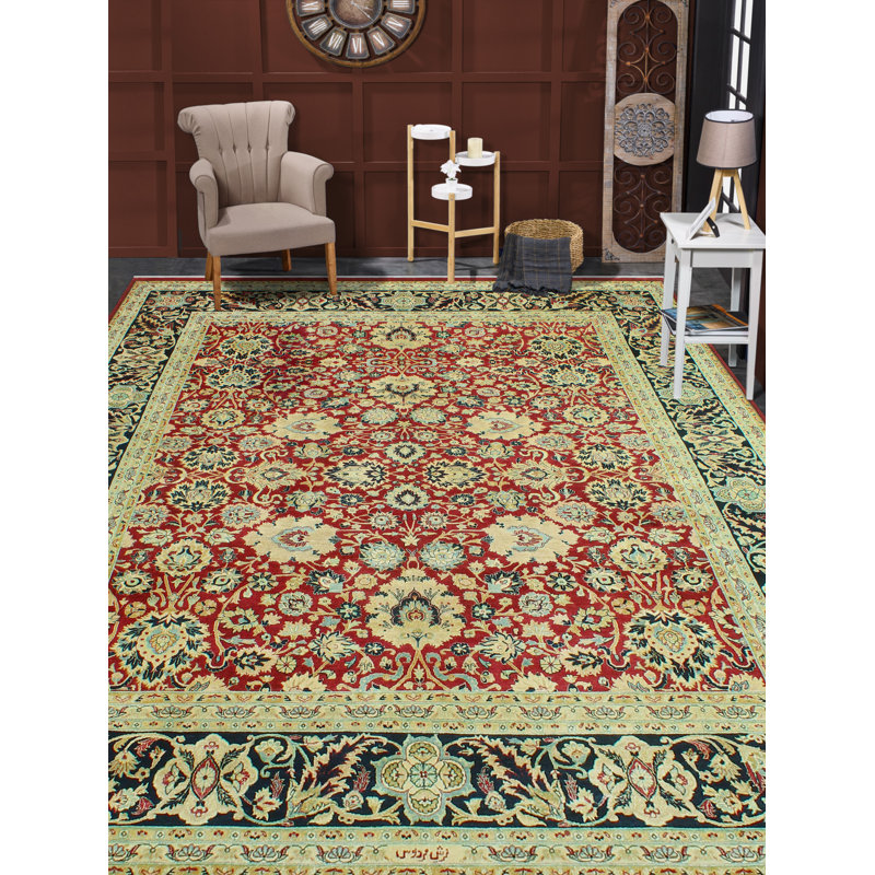 Tapis bourgogne persan Doina à teinture végétale