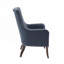 Chaise rembourrée en polyester avec 4 pieds