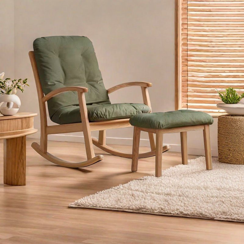 Modern simple comfortable fashion rocking chair, Green