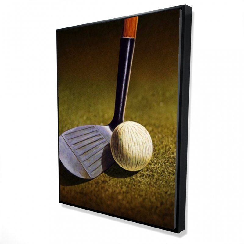 "Gros plan d'un club de golf" sur toile
