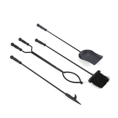 Ensemble d'outils pour foyer en fer 5 pièces Evann