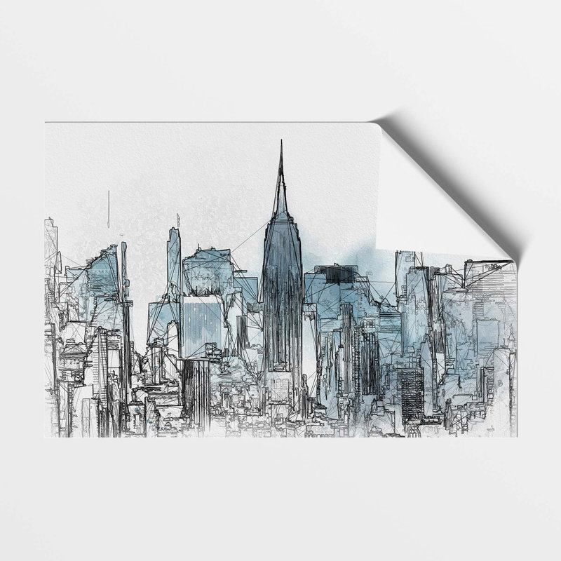 Manhattan New York Skyline - No Frame Print, 59.4 cm H x 84.1 cm W