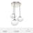 Saddle Creek 3 - Light Schoolhouse Cluster Pendant-73725821-73725822