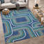 Tapis géométrique intérieur / extérieur lavable à la machine Chantille ACN2535-1202082763-1202082766