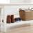 Storage Bench with Lower Shelf, Ivory-251988090