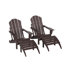 Shawnna Foldable Outdoor Adirondack Chair