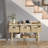 Fluted Console Table With 3 Drawers And Open Storage Shelf, Console Sofa Table For Living Room-1941142485