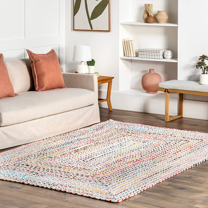 Moryn Cotton Indoor Rug, Rectangle 3' x 5'