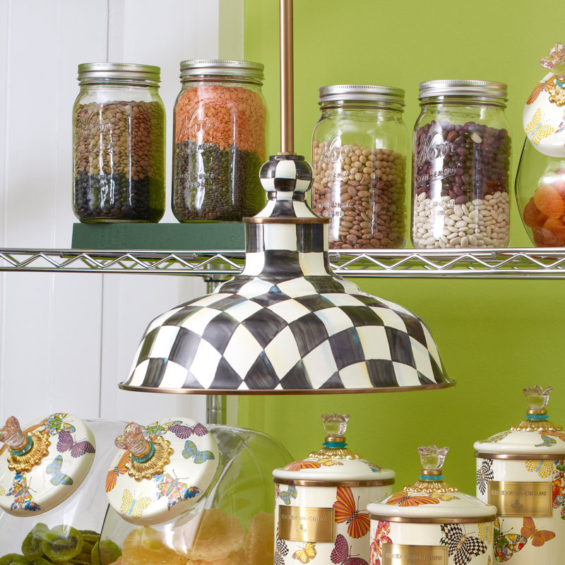 Courtly Check Barn Pendant Lamp, 12