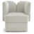 Tissu crème bouclé