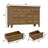 7 Drawer Dresser for Bedroom, Wooden Chest with Vintage Handles, 47" Long TV Stand & Storage-1741303325