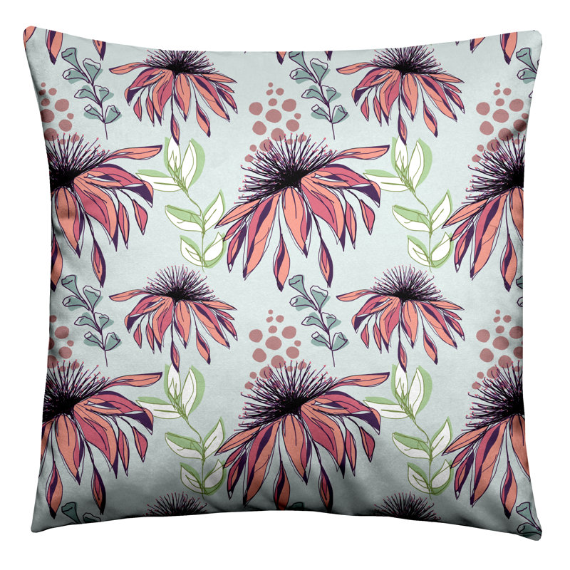Win Floral Square Cushion