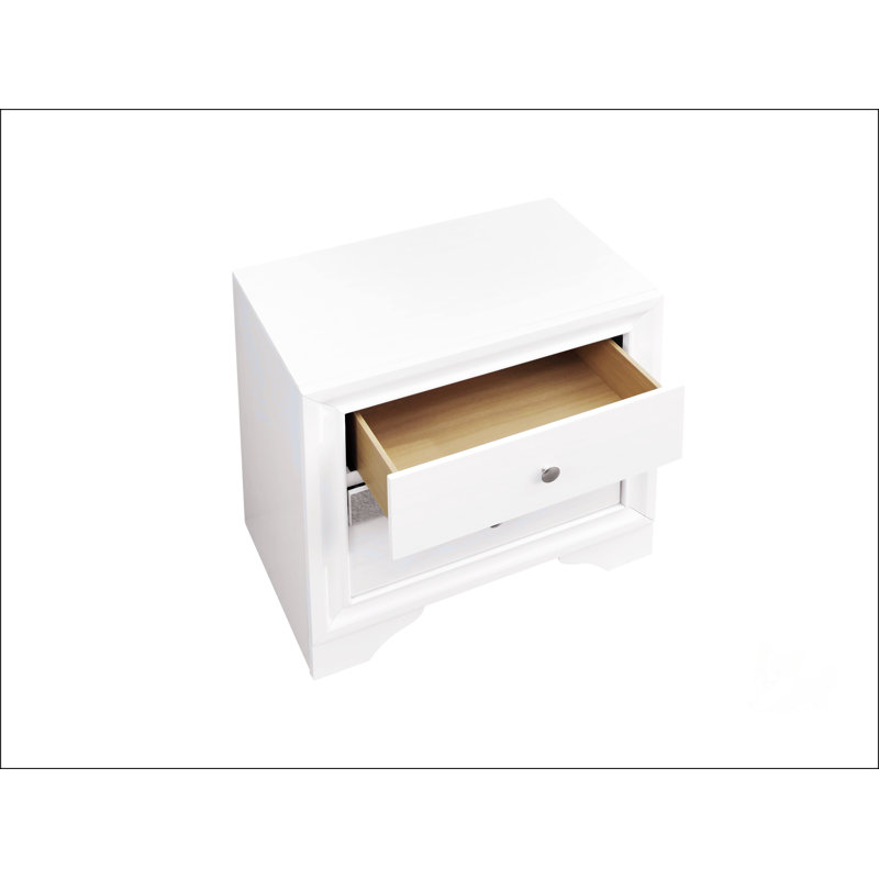 Table de nuit, Blanc