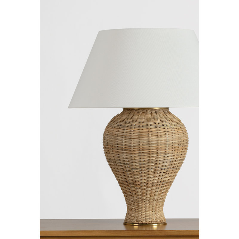 Chatsworth Table Lamp in Aged Brass by Mark D. Sikes