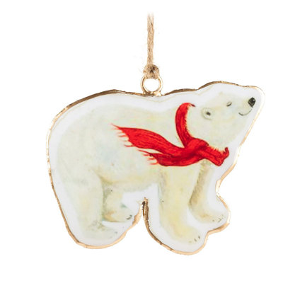 3'' Metal Animals Shatterproof Hanging Figurine Ornament