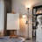 72" Torchiere Floor Lamp With Table And Adjustable Reading Lights-1911851197