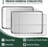 Quarter Sheet Pan With Cooling Rack Set [2 Baking Sheets + 2 Baking Racks], Stainless Steel Cookie Sheets，Silver