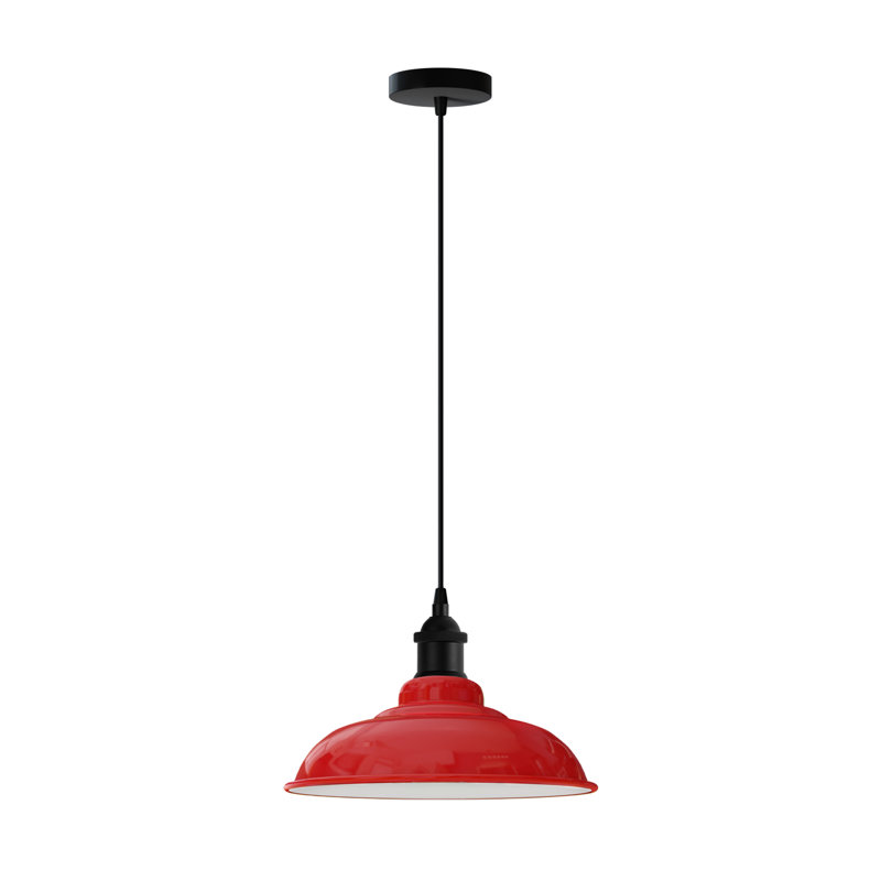 Pascale 1 - Light Dome Pendant, Red