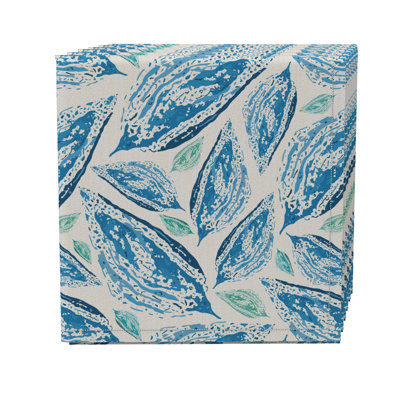 Cotton Twill Abstract Square Napkin