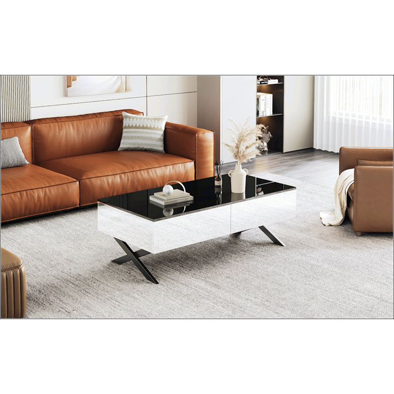 Rectangular Mirror Coffee Table