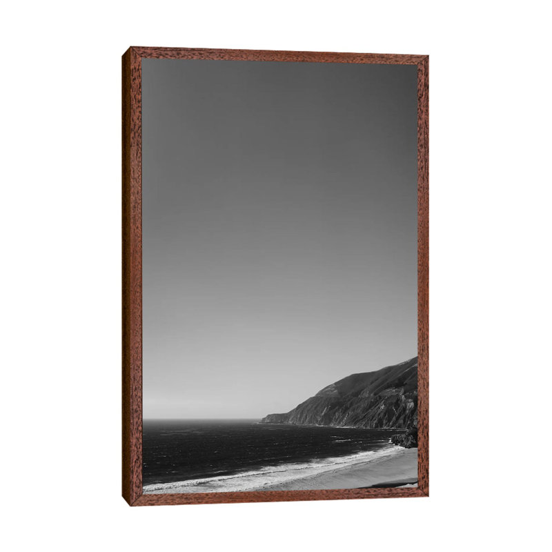 Big Sur California II by Bethany Young - Print on Canvas, Classic Brown Wood Framed, 101.6cm H x 66.04cm W x 3.81cm D